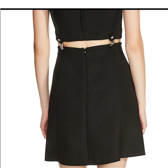 Maje black Ruliet suspender mini dress - Picture 4 of 13